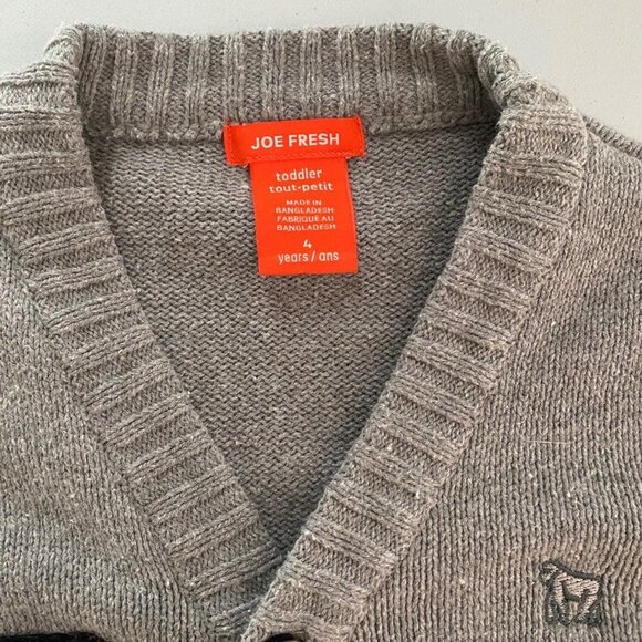 JOE FRESH Button Down Sweater - Picture 2 of 7